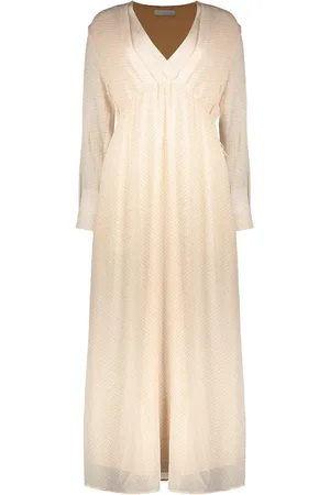 Fabiana Filippi Crepe-texture maxi dress