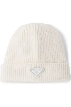 Prada Triangle-logo beanie
