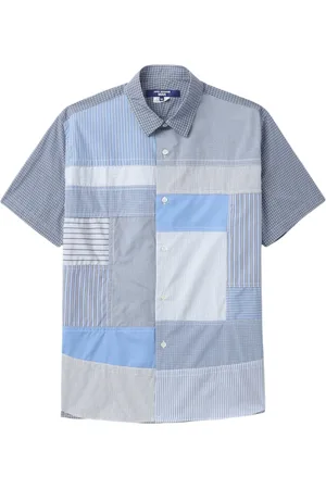 JUNYA WATANABE Striped patchwork cotton shirt