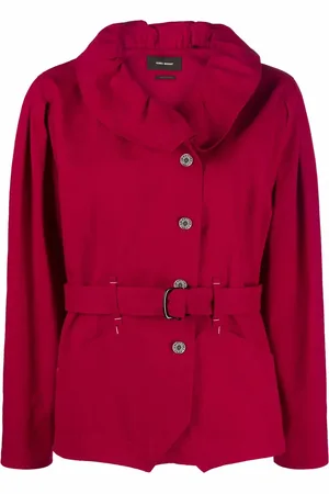 Isabel Marant Dipazo belted wide-collar jacket