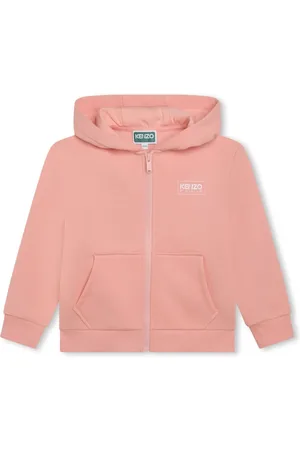 Kenzo Logo-print zip-up hoodie