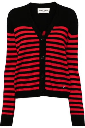Sonia by Sonia Rykiel Striped woolen cardigan