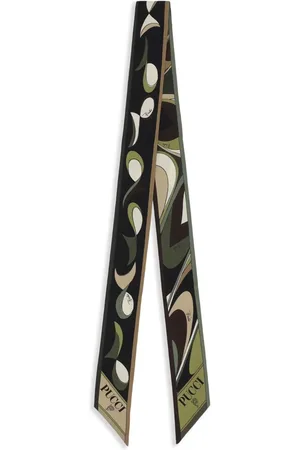 Puccini Onde and Pesci-print scarf
