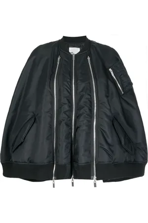 NOIR KEI NINOMIYA Zipped padded cape