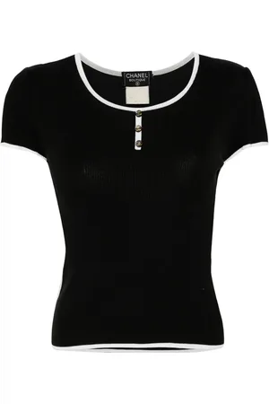 CHANEL 1995 knitted t-shirt