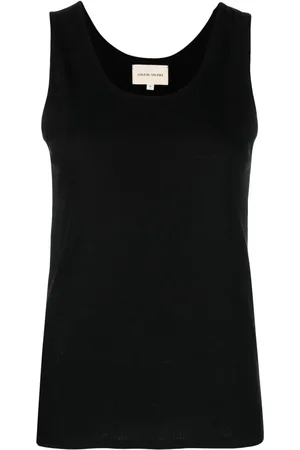 Loulou de Saison Scoop-neck ribbed-knit tank top