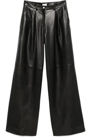 MAGDA BUTRYM Wide-leg leather trousers