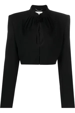 MAGDA BUTRYM Flower-detail cropped jacket