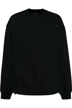 JUUN.J Side-open mesh two-tone sweatshirt