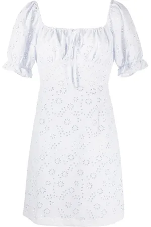 tout a coup Embroidered cotton short dress
