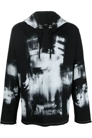 Balmain Graphic X-ray print hoodie