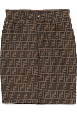 Fendi 1990-2000s Zucca skirt