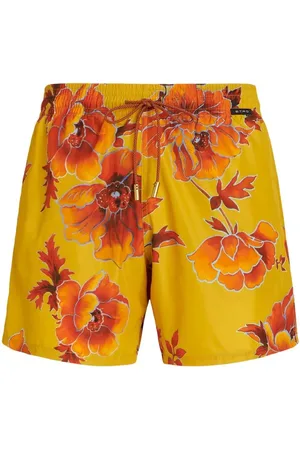 Etro Floral-print swim shorts