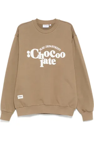 Chocoolate Logo-embroidered sweatshirt