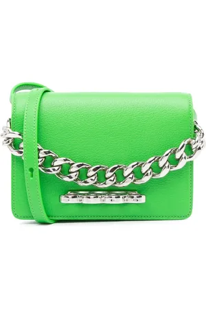 Alexander McQueen 2020-2024 Calfskin Four Ring Knuckle satchel
