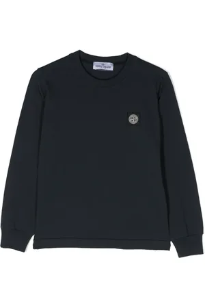 Stone Island Logo-patch long-sleeve sweatshirt