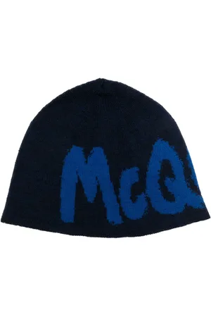 Alexander McQueen Intarsia-knit logo beanie