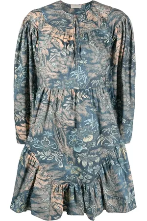 ULLA JOHNSON Leiko floral-print mini dress
