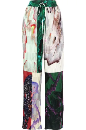 HENRIK VIBSKOV Grow plissé-effect straight trousers