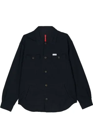 FAY Ripstock-texture shirt jacket