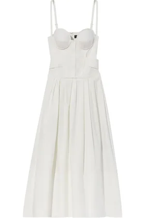 Proenza Schouler Pleated bustier midi dress