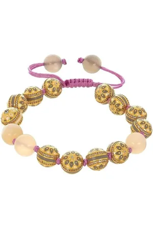 BUDDHA MAMA 20kt yellow diamond and moonstone bracelet