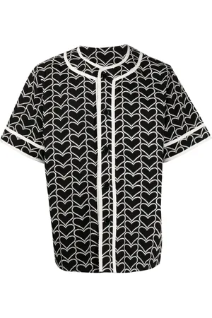 CLOT Heart-print short-sleeved shirt