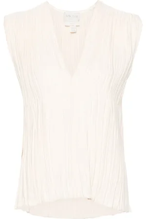 FORTE FORTE Plissé tank top