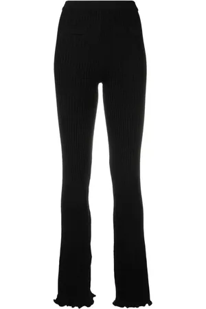 Paco rabanne Knitted flared trousers