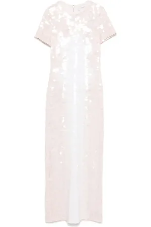 Sportmax Sequinned midi dress
