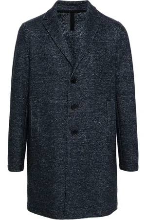Harris Wharf London Mélange-effect coat