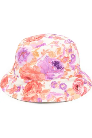ZIMMERMANN Reversible floral-print bucket hat