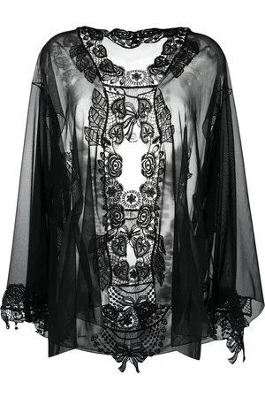 Belle Et Bon Bon Bisoux Venetian lace robe