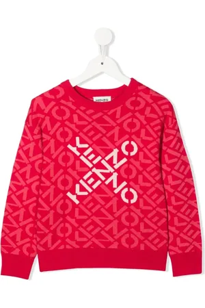 Kenzo Intarsia-knit logo jumper