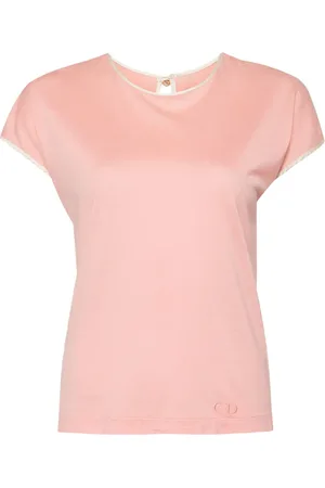 Dior Contrasting-trim cotton T-shirt