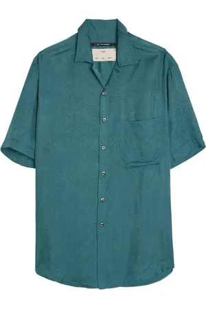 SONG FOR THE MUTE Crinkled cotton shirt