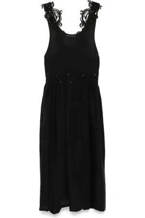 Maurizio Mykonos Embroidered midi dress