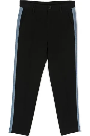 Diesel Side-stripe straight-leg trousers