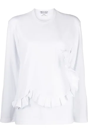 Comme des Garçons Ruffle-detail long-sleeved T-shirt
