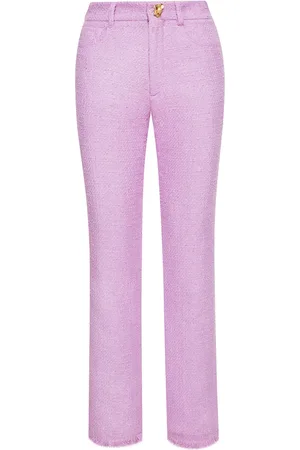 Oscar de la Renta Cropped tweed trousers