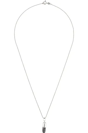 TRUE ROCKS Glitter Pill pendant necklace