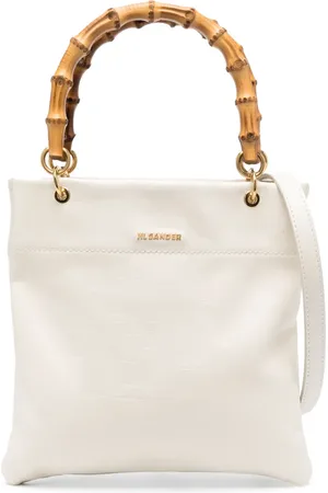 Jil Sander Small bamboo-handle tote bag