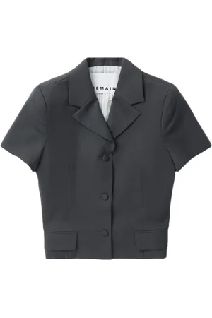 REMAIN Single-breasted short-sleeve blazer