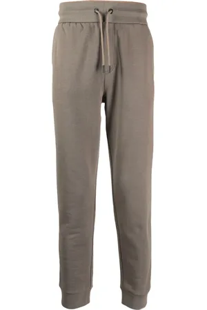 HUGO BOSS Drawstring-waist cotton-blend track pants