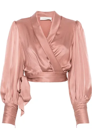 ZIMMERMANN Silk wrap top