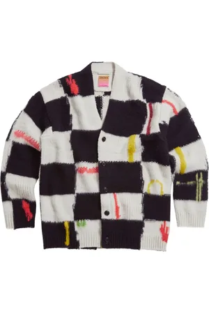Ermenegildo Zegna X The Elder Statesman checked cashmere-wool cardigan