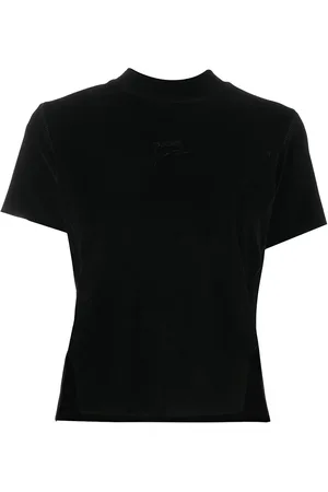 SONG FOR THE MUTE Slit detail crew neck T-Shirt