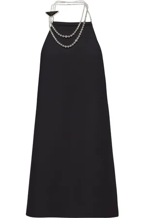 Prada Beaded halterneck minidress