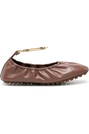 Fendi Leather ballerina shoes
