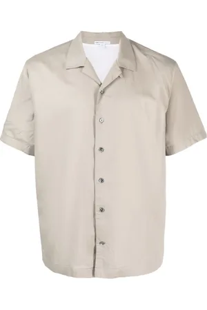 James Perse Short-sleeves buttoned poplin shirt